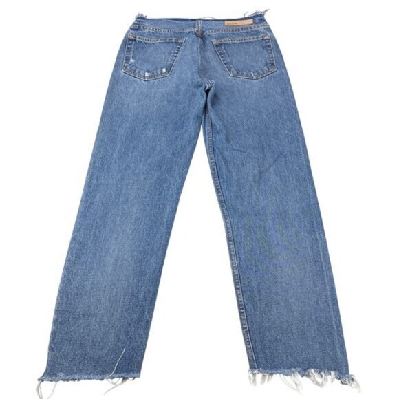 Grlfrnd Shannan Raw Edge Cropped Jeans 25 - Picture 4 of 8